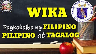 PAGKAKAIBA FILIPINO PILIPINO at TAGALOG [upl. by Leihcey]