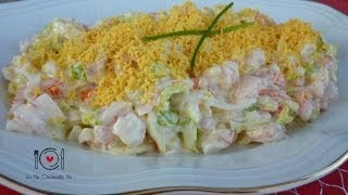 Cómo hacer Ensaladilla de Marisco  LHCY [upl. by Nylaroc]