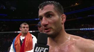 UFC 210 Gegard Mousasi and Chris Weidman Octagon Interviews [upl. by Castro]