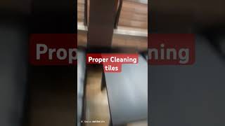 Proper tiles cleaning viralvideo cleaning tiles constructionforyou decoration deepcleaning [upl. by Kragh]