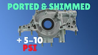 How to Port and Shim a Honda Oil Pump D or B Series [upl. by Oinota69]