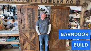 Building barnwood doors with an MDF core [upl. by Milewski]