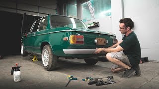 Bagged BMW 2002 Rear Bumper amp Motor Mount Installation  Part 5 [upl. by Naegem]