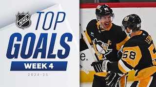 The BEST NHL Goals of Week 4  202425 Highlights [upl. by Rim]