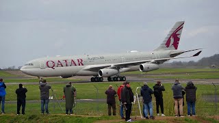 An incredible day at Prestwick airport  A340200 typhoon Hawk MK67s AN12 and more 8424 4K [upl. by Chita]