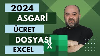 Asgari Ücret 2024 Excel Hesaplama Dosyası  ASGARİ ÜCRET 17 bin 2 lira [upl. by Amby]