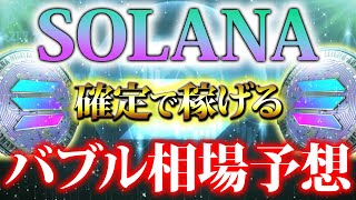 【仮想通貨ソラナ】2024年に稼げるバブル相場予想！【ビットコイン】 [upl. by Tessler]