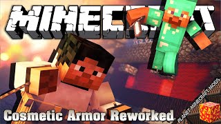 Cosmetic Armor Reworked Mod 117111221102 Become Anything for Minecraft PC [upl. by Oberstone213]