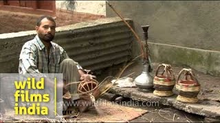 How kangris are made in Kashmir India [upl. by Gant434]