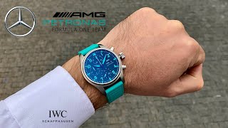 IWC Pilot Chronograph 41 Edition Mercedes AMG PETRONAS Formula 1 [upl. by Ahsiruam]