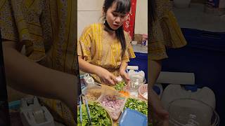 Amazing Street Food Live Shrimp Salad In Bangkok JODD FAIRS Night Market shorts [upl. by Opportuna]