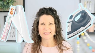 DONT RUIN YOUR PROJECT How To Iron On Cricut Vinyl With Regular Irons for Beginners [upl. by Trevah103]