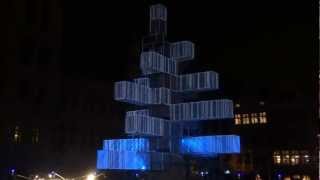 Brussels Christmas Lights Show 2012 [upl. by Eilama247]