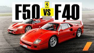 Ferrari F40 vs Ferrari F50 THRASHED Like Youve Never Seen Before [upl. by Amaryl]