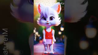 cute cat dance  cat viral dance  patli kamariya mori cat cute shorts shortsfeed viral [upl. by Nitaj]