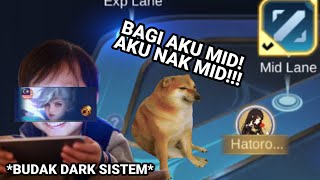 Bila kau jumpa budak Dark Sistem dalam Mobile Legends [upl. by Strephonn]