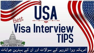 Tips For USA Tourist Visa InterviewB1B2 Visa Interview Questions [upl. by Hyozo]