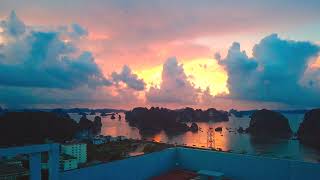 Timelapse Bình minh Hạ Long  Sun rise Hạ Long 4K timelapse 2024 [upl. by Jemmie]