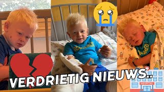 WIJ KRIJGEN VERDRIETIG NIEUWS TE HOREN LIANO MAG VOORLOPIG HET ZIEKENHUIS NIET UIT 😭  VLOG 290 [upl. by Allez584]