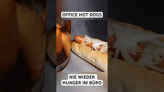 Office Hot Dogs  nie wieder Hunger im Büro hotdogs lifehacks shorts [upl. by Xella563]