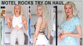 HUGE MOTEL ROCKS TRY ON HAUL very honest review  summer 2021  £300 [upl. by Lomasi]