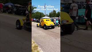 Frog Follies 2024 Blown Ford Street Rod frogfollies streetrod ford enginesound [upl. by Adiam]