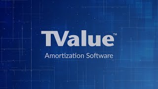 TValue Amortization Software [upl. by Richelle]