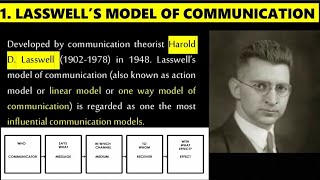 Lasswells model of communication लॉसवेल मॉडल part4 Nta UGC net  communication model [upl. by Rubenstein]