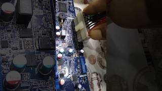 Desktop board 24pin connection  Smps 24pin wire install Desktop board shorts short shortvideo [upl. by Aihsinat]