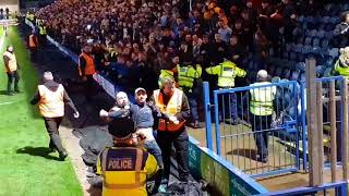 Oldham fans at Rochdale oafc [upl. by Enawtna]