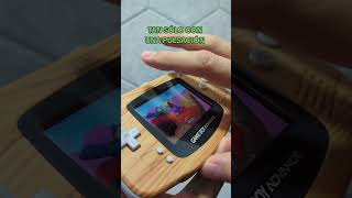 Game Boy Advance IPS de madera gb gba gameboy ips gbamod retropixelados [upl. by Cormac632]