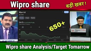 wipro share news today wipro share price down wipro Stock Latest News wipro share latest news [upl. by Annoit821]