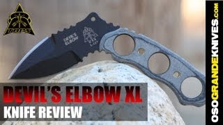 TOPS Devils Elbow XL Knife Review  OsoGrandeKnives [upl. by Notelrac613]