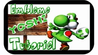 Black Ops 2  Emblème Tutoriel quotYoshiquot  Super Mario [upl. by Beutler]