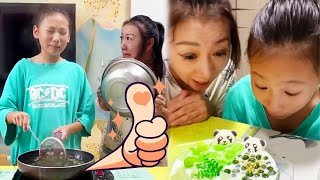 The green juice jelly bowl made by Ning Wei is so deliciousfoodparentingfunny [upl. by Orag]