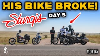 His Bike Broke Will We Make It To Sturgis 2024 Day 5  Vlog 145 [upl. by Akceber809]