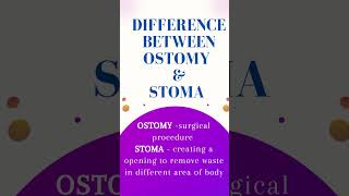 OSTOMY DEFINITION TYPES USES medico nursing surgeryday shorts [upl. by Lak]