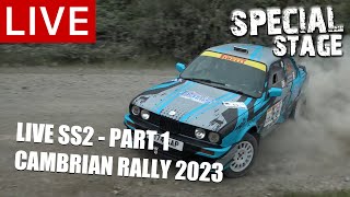 Cambrian Rally 2023  SS2  Part 1 [upl. by Alletse]