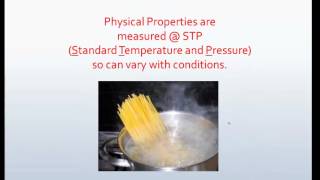 Physical vs Chemical Properties [upl. by Lyris]