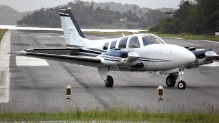 Beechcraft Baron G58 Decolagem em Angra dos Reis RJ [upl. by Otter]