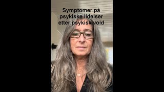 Narsissisme  Del 25 Symptomer på Psykiske lidelser etter psykisk vold [upl. by Ellimak573]