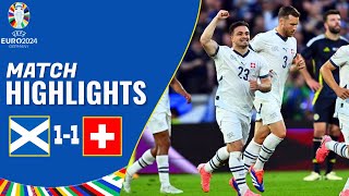 Scotland vs Switzerland  11  Highlights  Euro 2024 Highlights [upl. by Adnwahsat]