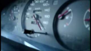 Civic Turbo 550WHP  15PSI speedo [upl. by Claudianus]