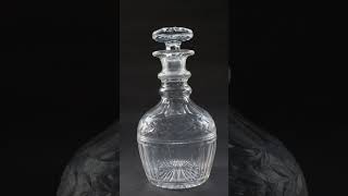 Decanters  Stuart Crystal Arundel Decanter circa 1920s [upl. by Halda]