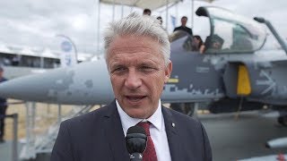 Saabs LewisOlsson on Gripen E Flight Testing Weapons Integration Technology Transfer [upl. by Tate]