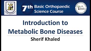 Introduction to Metabolic Bone Diseases [upl. by Eceerehs]