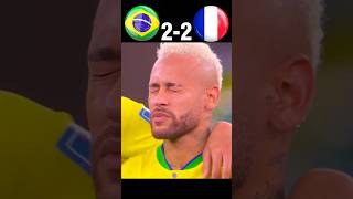 Brazil vs France 2026 World cup imaginary Final🥵🥵 youtubeshorts football neymar shorts [upl. by Mairim922]