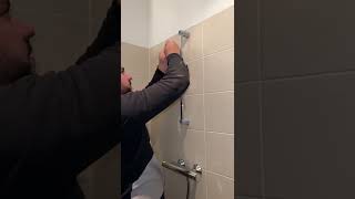 How to install thermostatic shower valve and fit the rail fittings Triton Shower mixer tricks [upl. by Kramal581]