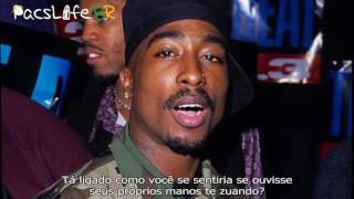 2Pac acaba com seus inimigos em entrevista [upl. by Nosnevets62]