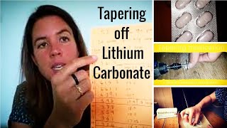 Bipolar Recovery  My Taper Plan for reducing Lithium Carbonate [upl. by Osei20]